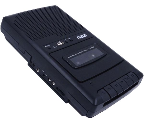 NAXA NPB300 Cassette Recorder and USB Digital MP3 Converter, Speaker